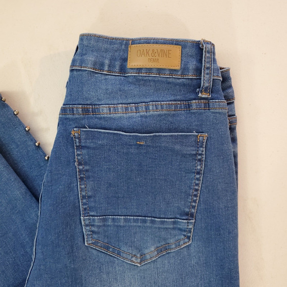 Oak & Vine Denim Jeans Junior Size 12 Blue Medium Wash NWT - Picture 11 of 15